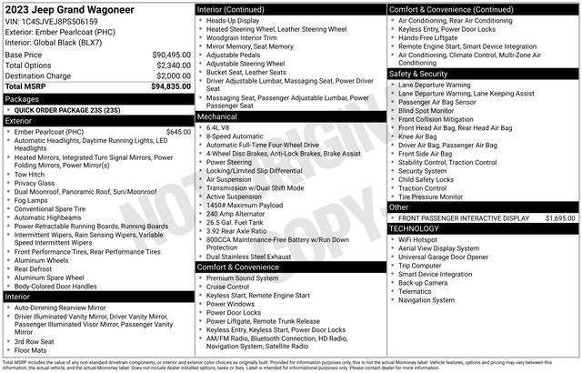 jeep grand wagoneer 2023 1C4SJVEJ8PS506159 image jeep grand wagoneer 2023 1C4SJVEJ8PS506159 image